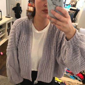 Free People cropped cardigan